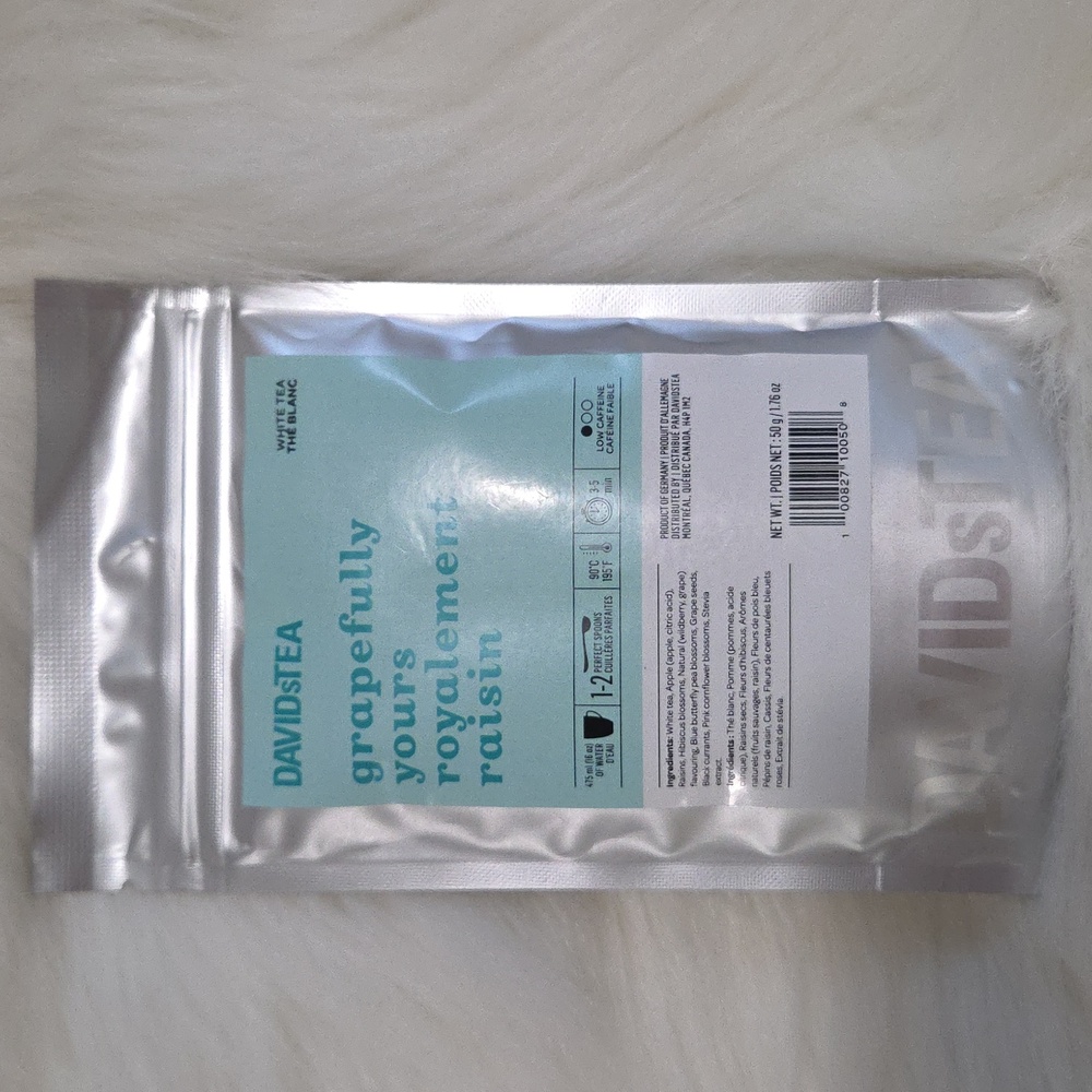 2/$20 Sealed! Davidstea GRAPEFULLY YOURS Loose Leaf Tea 50g *Retired* Davids Tea